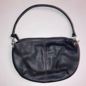Black Latico Bag w/ White Thread Outline
